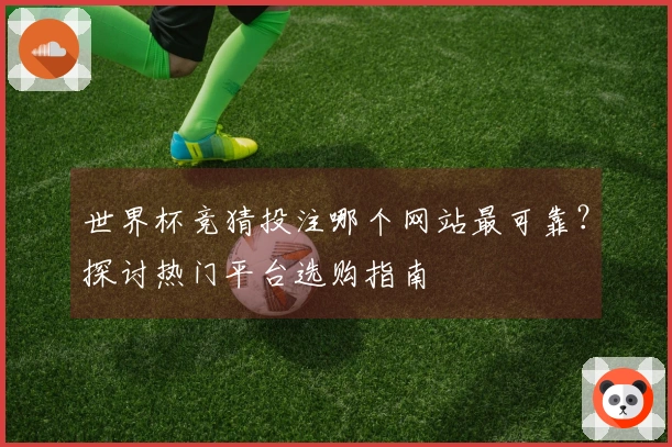 世界杯竞猜投注哪个网站最可靠？探讨热门平台选购指南