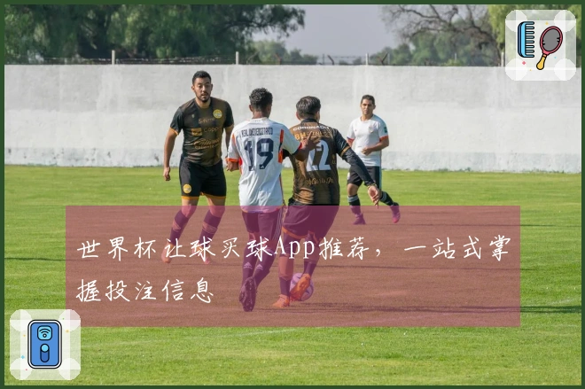 世界杯让球买球App推荐，一站式掌握投注信息